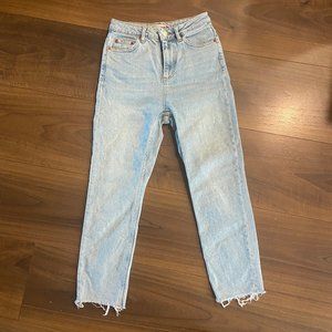 Topshop High Waisted Moto Jeans - Size 26